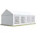 TOOLPORT 4x8m, Partytelt, PVC-teltdug, hvid
