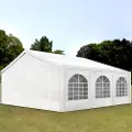 TOOLPORT 5x6m, Partytelt, PE-teltdug, hvid