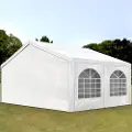 TOOLPORT 5x5m, Partytelt, PE-teltdug, hvid