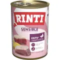 Rinti Økonomipakke: 24 x 400 g RINTI Sensible - And & kartoffel med kyllingelever