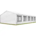 TOOLPORT 5x10m, Partytelt, PE-teltdug, hvid