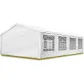 TOOLPORT 5x8m, Partytelt, PE-teltdug, hvid