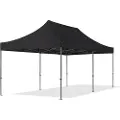 TOOLPORT 3x6m, stål, easy-up-pavillon, uden sidedele, sort