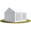 TOOLPORT 4x5m, Partytelt, PVC-teltdug, hvid