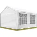 TOOLPORT 3x4m, Partytelt, PE-teltdug, hvid