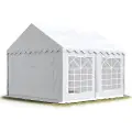 TOOLPORT 3x5m, Partytelt, PVC-teltdug, hvid