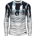 Hotspot titanium Wahoo Performance T-shirt Med Lange ærmer