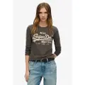 Superdry Embellished Vl Graphic T-shirt Med Lange ærmer