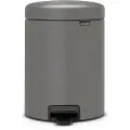 Brabantia Pedalspand NEWICON 5 l, mineralgrå, Brabantia