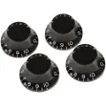 Gibson Top Hat Knobs for Electric Guitar 4 Pack Black