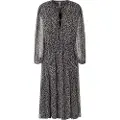 Pepe Jeans Pepe Jeanstil kvinder. PL953436 Alicia sort kjole (S), Casual, Polyester, Lange ærmer