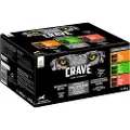 Crave Adult hundefoder 6 x 400 g - Mix: 3 varianter