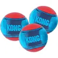 Kong Dog Toy Squeezz Action Ball Red Small (3-Pack)