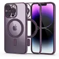 Tech-Protect iPhone 14 Pro Tech-Protect MagShine Cover - MagSafe-kompatibelt - Lilla / Klar