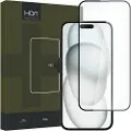 Hofi iPhone 15 Hofi Premium Pro+ Skærmbeskyttelse Hærdet Glas - Sort Kant