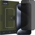 Hofi iPhone 15 Pro Max Hofi Anti Spy Pro+ Privacy Skærmbeskyttelse Hærdet Glas - 9H - Sort Kant