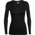 Icebreaker 200 Oasis V Neck Merino Langærmet Baselayer