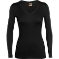 Icebreaker 200 Oasis V Neck Merino Langærmet Baselayer