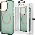 GUESS Guhmp14xhtcma Iphone 14 Pro Max 6.7 Khaki Outline Telefonetui