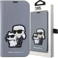 Karl Lagerfeld Klbkp14xsankcpg Iphone 14 Pro Max 6.7 Book Srebrny Saffiano Karl&choupette Telefonetui
