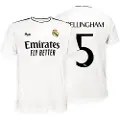 Real Madrid 24/25 Bellingham Hjem Junior T-shirt Med Korte ærmer