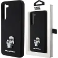 Karl Lagerfeld Klhcs23ssmhkcnpk S23 S911 Silicone Karl&choupette Pin Telefonetui