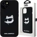 Karl Lagerfeld Klhmp15mschpplk Iphone 15 Plus14 Plus 6.7 Silicone Choupette Head Telefonetui