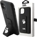Karl Lagerfeld Klhcn61gsachpk Iphone 11xr 6.1 Gripstand Saffiano Choupette Pins Telefonetui