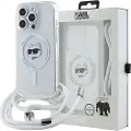 Karl Lagerfeld Klhmp14lhcchnt Iphone 14 Pro 6.1 Iml Choupette Head&cord Telefonetui