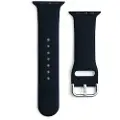 24hShop Silikonearmbånd til Apple Watch - Sort