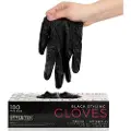 STYLETEK Vinyl Sorte Handsker Pudder- & Latexfri - 100 stk
