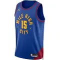 Jordan Denver Nuggets Statement Edition Jordan Dri-FIT NBA Swingman-spillertrøje til mænd - blå