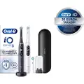 Oral-B Eltandbørste iO8 Duo White Alabaster / Black Onyx
