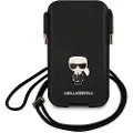 Karl Lagerfeld Handbag Klhcp12mophkmk 6.1 Saffiano Ikonik Karl`s Telefonetui