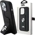 Karl Lagerfeld Klhcp15xgsakcpk Iphone 15 Pro Max 6.7 Gripstand Saffiano Karl&choupette Pins Telefonetui