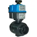 Cepex 31422 Ø25 Pvc-u Kugleventil Industriel Ptfe-epdm Elektrisk Aktiveret Ac/dc 80-240v