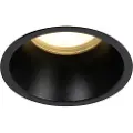 QAZQA Moderne indbygningsspotlight sort AR70 IP44 - Dept