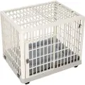 TIAKI indendørs bur med pude - L 64,5 x B 50 x H 56 cm