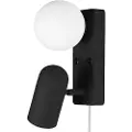 Globen Lighting - Væglampe Doppio - Sort - Væglamper - - Homeroom