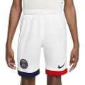 Nike Paris Saint-Germain 2024/25 Stadium Away Nike Dri-FIT-fodboldshorts til større børn - hvid