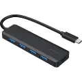 Gembird UHB-CM-U3P4P-01 - hub - type-C - 4 ports USB hub - USB 3.2 - 4 ports - Sort