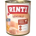 Rinti Økonomipakke: 24 x 800 g RINTI Sensible - Kylling & Gulerod