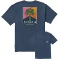 Vissla Tropical Thrills Premium Organic T-shirt blå