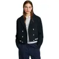 Pepe Jeans Pepe Jeanstil kvinder. PL402475 Jakke Bimba navy (L), Casual, Polyester, Blå