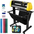 Vevor 34" vinylskærer/plotterskilte skæremaskinesoftware 3 blade LCD-skærm