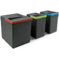 Emuca Recycle 1x15 2x7l Genbrugsbeholder 3 Enheder