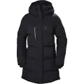Helly Hansen Helly Hansentil kvinder. 53205 Adore vatteret parkacoat sort (L), Casual, Polyester, Lange ærmer, Genanvendt polister, Bæredygtig