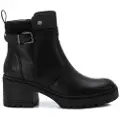 Xti Xtitil kvinder. 14337101-NEGRO Ankelstøvler 143371 sort (38), 3-5 cm, Lynlås, Casual
