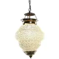 Home Decor Crystal Metal 23x23x33 Cm Loftslampe