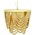 Home Decor Metal Wood Mdf 35x35x95 Cm Loftslampe